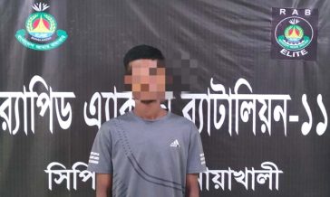 বেগমগঞ্জে ৪২ বোতল বিদেশি মদসহ ১১ মামলার আসামি গ্রেপ্তার