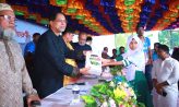 নেয়াজপুরে শতাধিক সুবিধাবঞ্চিত শিক্ষার্থীর মাঝে শিক্ষা উপকরণ বিতরণ