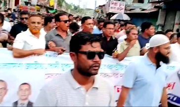 কেন্দ্রীয় যুবদলের কমিটিকে অভিনন্দন জানিয়ে সেনবাগ আনন্দ মিছিল  