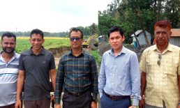 লক্ষ্মীপুরে খাল খননের মাটি দিয়ে তৈরি হচ্ছে রাস্তা, স্বস্তিতে হাজারো কৃষক