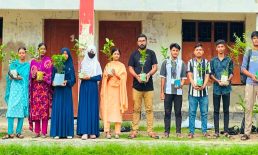 বিশ্ব পরিবেশ দিবসে নেয়াজপুরে বৃক্ষরোপণ ও মানববন্ধন