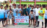 নরোত্তমপুর ঈদ আনন্দ মিনি ফুটবল টুর্নামেন্টে সুপার এইটে পাওয়ার নাইন