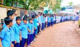 সেনবাগে চিলাদী-ছাতারপাইয়া সড়ক সংস্কারের দাবিতে মানববন্ধন