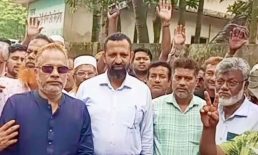 সেনবাগে ডমুরুয়া বালিকা বিদ্যালয়ের নাম পরিবর্তনের দাবিতে মানববন্ধন