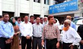 মাইজদীতে মা ও শিশু কল্যাণ কেন্দ্র পরিদর্শনে স্বাস্থ্য সচিব