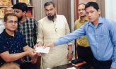 লক্ষ্মীপুরে ২০টি মসজিদ অনুদানের চেক বিতরণ