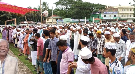 কমলনগরের পারিবারিক কবরস্থানে সমাহিত বীর মুক্তিযোদ্ধা ও সাবেক এমপি মোশারেফ হোসেন