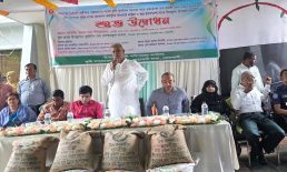 ক্ষুদ্র ও প্রান্তিক কৃষকদের মাঝে বিনামূল্যে কৃষি উপকরণ বিতরণ