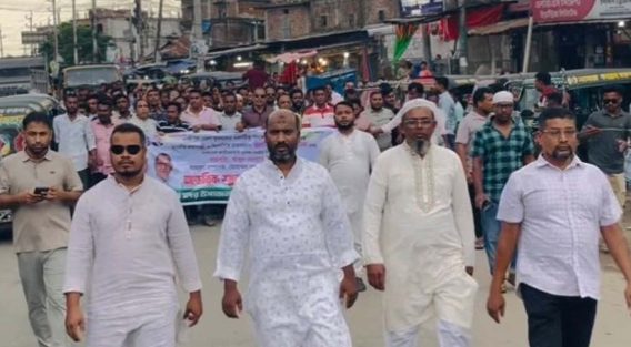 লক্ষ্মীপুরে যুবদলের পুর্নাঙ্গ কমিটিকে স্বাগত জানিয়ে আনন্দ মিছিল