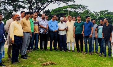 কবিরহাট মিনি স্টেডিয়াম নির্মাণের স্থান পরিদর্শন করলেন জাতীয় ক্রীড়া পরিষদের প্রতিনিধি দল