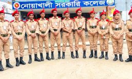 নোসক-এর ১৪ বিএনসিসি ক্যাডেট রেজিমেন্ট কালেক্টিভ ক্যাম্পে অংশগ্রহণে রওনা