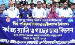 বিশ্ব পরিবেশ দিবসে র‌্যালি ও আলোচনা সভা