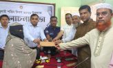 সুবর্ণচরে জুলাই শহীদ হাসানের পরিবার কাছে অনুদানের চেক হস্তান্তর