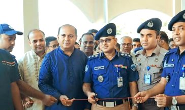 বেগমগঞ্জে আইনশৃঙ্খলা পরিস্থিতি নিয়ন্ত্রণে অস্থায়ী পুলিশ ক্যাম্প স্থাপন