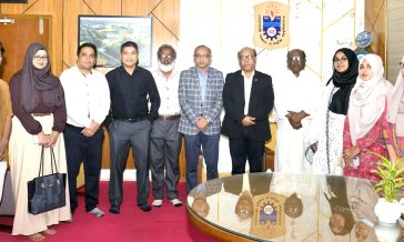 বিদেশে স্কলারশিপপ্রাপ্ত নোবিপ্রবি শিক্ষার্থীদের সঙ্গে উপাচার্যের মতবিনিময়