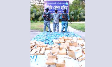 হাতিয়াতে ৩ লাখ ২০ হাজার টাকার নিষিদ্ধ পলিথিন জব্দ
