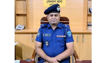 আওয়ামী সংশ্লিষ্টতার অভিযোগে সেনবাগের ওসি প্রত্যাহার