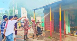 সেনবাগে প্রবাসীর মার্কেটে অগ্নিকাণ্ড, ক্ষয়ক্ষতি প্রায় ৫ লাখ টাকা