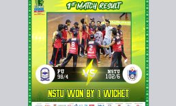 অভিষেকেই বাজিমাত নোবিপ্রবির, প্রাইম ইউনিভার্সিটিকে হারিয়ে শুভসূচনা