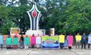 নিরাপদ ক্যাম্পাস ও সম্মানজনক পরিবেশের দাবিতে নোবিপ্রবিতে মানববন্ধন
