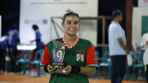 ‘দেশের মাটিতে খেলা, নিজেদের সেরাটা দিয়ে সম্মান ধরে রাখতে চাই’ : সানজিদা