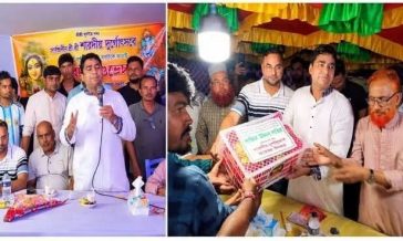সুবর্ণচরের পূজামণ্ডপগুলোতে প্রধানমন্ত্রীর উপহার পৌঁছে দিয়েছেন ছাত্রদলের সাধারণ সম্পাদক নাছির