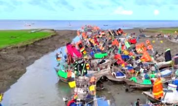 হাতিয়ায় মধ্যরাত থেকে ইলিশ ধরা বন্ধ, দুশ্চিন্তায় জেলে