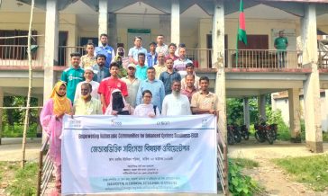 দুর্যোগে নারী-কিশোরীর নিরাপত্তায় ওরিয়েন্টেশন