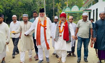 শিবপুর দরবার শরীফে আজমির শরীফের গদীনশিন পিরের শুভাগমন