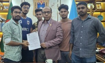 নোবিপ্রবির সমাবর্তনের ফি কমানো ও অভিভাবকদের উপস্থিতি নিশ্চিতের দাবিতে স্মারকলিপি